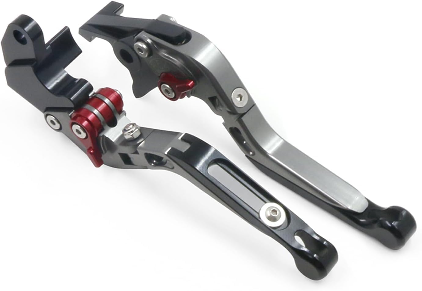 CHIFUN Brake Lever and Clutch Lever Set Replacement for Suzuki GSX8S GSX-8S GSX 8S 2024 2025 Aluminum Motorcycle Handlebar Lever Foldable Length Adjustable (Titanium)