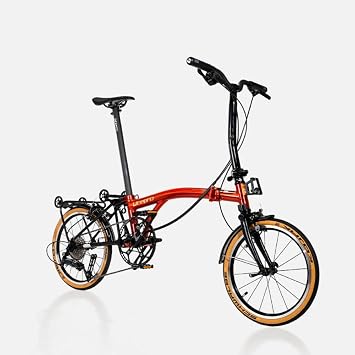 LitePro S9 Folding Bicycle, Ultra Lightweight 18.7 lbs 8.5 kg, Aluminum Alloy Frame, Carbon Handle & Seatpost, Compact Folding 23.6 x 23.0 x 13.0 inches 60 x 58.5 x 33 cm, Shimano 9-Speed Gear