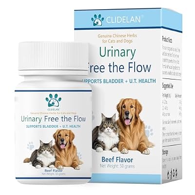 Dog & Cat Bladder Support & Kidney Stone Relief, Bladder Kidney Stones Dissolver, Urinary Tract Supplements for Pet, Herbal Powder for Dog UTI Treatment & CatUrinary Health,Urinary Free The Flow,50g