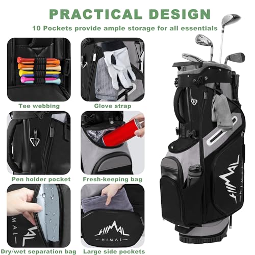 UNIHIMAL Golf Bags 14 - 14-Way Hybrid Stand Bag with 10 Pockets (UNIHIMAL Golf Bags 14 review) Image 3