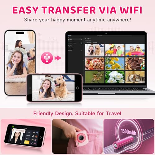 AI Kids Digital Camera 50MP 32G WiFi Learning Camera, Why&How Library - image 8