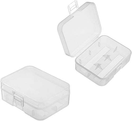 Miniatura 15 de Fielect 8 x Caja organizadora de almacenamiento de batería AA transparente 1 modelo: AA,1 modelo: 18350,1 modelo: 18500,1 modelo: 18650,1 unidad.