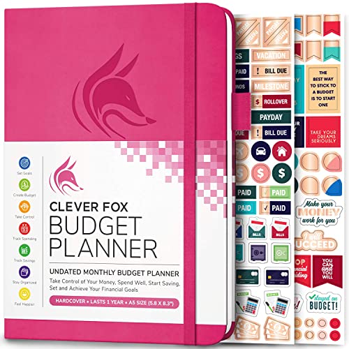 Clever Fox Budget Book - Expense Tracker Notebook. Monthly Budgeting ...