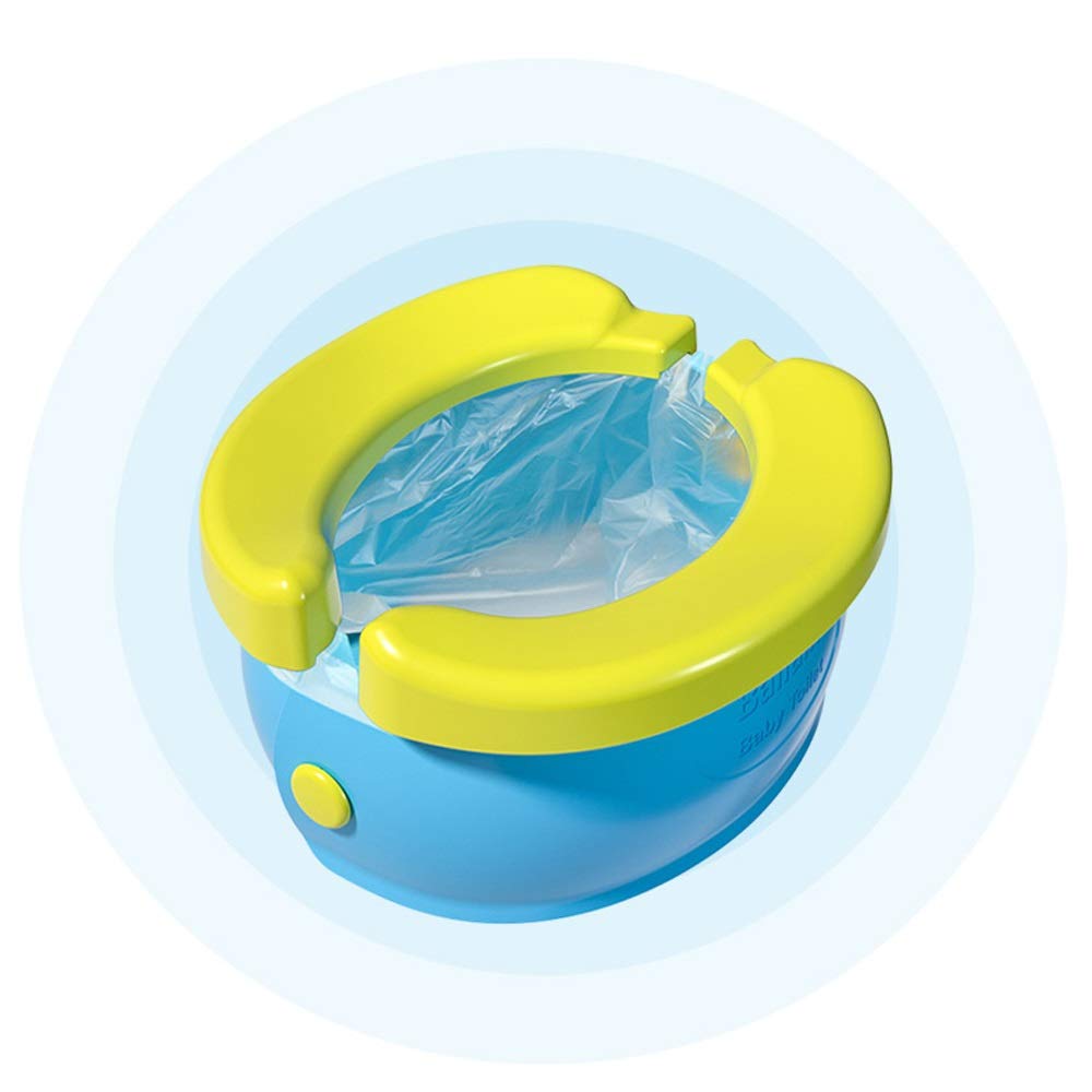 Orinal plegable para bebé, orinal de viaje para entrenamiento, orinal portátil para bebé, orinal para niños, asiento de entrenamiento para inodoro de viaje para niños(3-Pack)