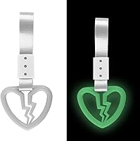 Vista 29 de Q1-TECH, JDM Tsurikawa Anillo japonés de metro, tren, autobús, mango de corazón roto, correa de mano, anillos de advertencia para parachoques