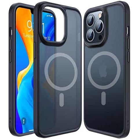 LANDEE Magnetic Case for iPhone 11 Pro Max with Mag-Safe Case Anti-Fingerprint Cover Matte Black Cover