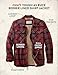 Legendary Whitetails Men's Standard Tough As Buck Sherpa Lined Flannel Shirt Jacket, Rugged Red Plaid, Medium