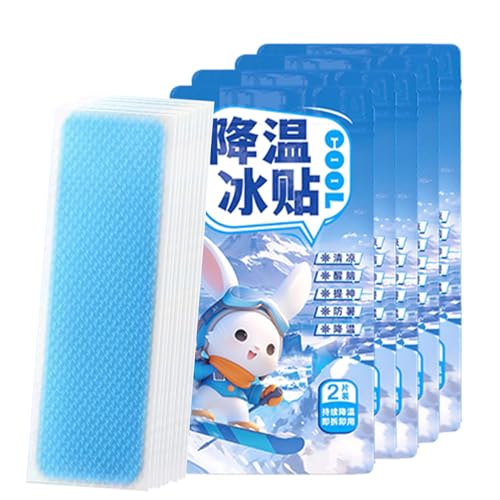 CGACCSD Tiritas refrescantes | Compresas frías instantáneas | Equipo de cuidado personal para exteriores, montañismo, camping, senderismo, viajes, deportes, quemaduras solares