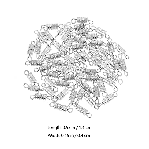 WINOMO 120 stks Vat Schroef Sluiting Sieraden Sluitingen Connector End Tip voor Armband Ketting Maken Accessoires - Image 7