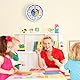 Lafocuse 30cm Lautlos Bunte Lernuhr Wanduhr für Kinder, Kinderwanduhr Ohne Ticken für Jungen Mädchen Kinderzimmer Kindergarten Schule