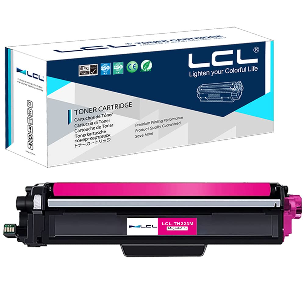 LCL Compatible Toner Cartridge Replacement for Brother TN223 TN-223 TN223M TN-223M HL-L3210CW HL-L3230CDW HL-L3270CDW HL-L3290CDW MFC-L3710CW