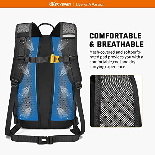 Image of SKYSPER Small Hiking Daypack, 20L Lightweight Travel Backpacks Day Hike Pack with Waist Strap for Women Men