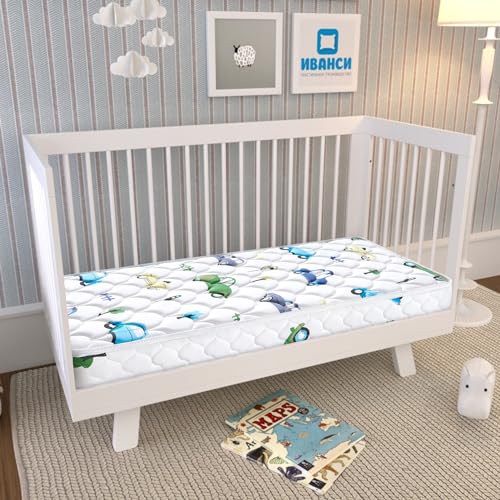 Image of Premium Foam Baby Crib Mattress & Toddler Mattress-Breathable- 52 inch x 27.6 inch x 5 inch,Non-Toxic, 100% Soft, Medium Firm Toddler Mattress Fits Standard Full-Size Crib and Toddler Beds
