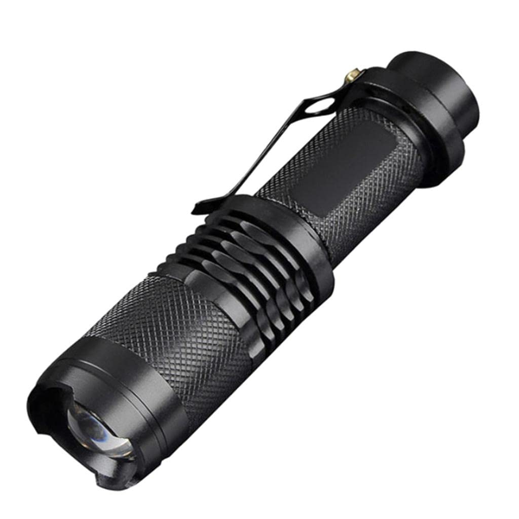 CALANDIS® Mini LED Rechargeable Flashlight Ultra Bright Power Zoomable Handheld Torch-image-44