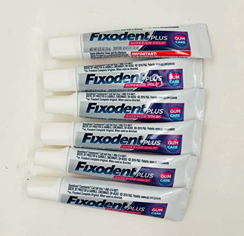 Fixodent Plus Gum Care 0.35oz Lot of 6 by Fixodent