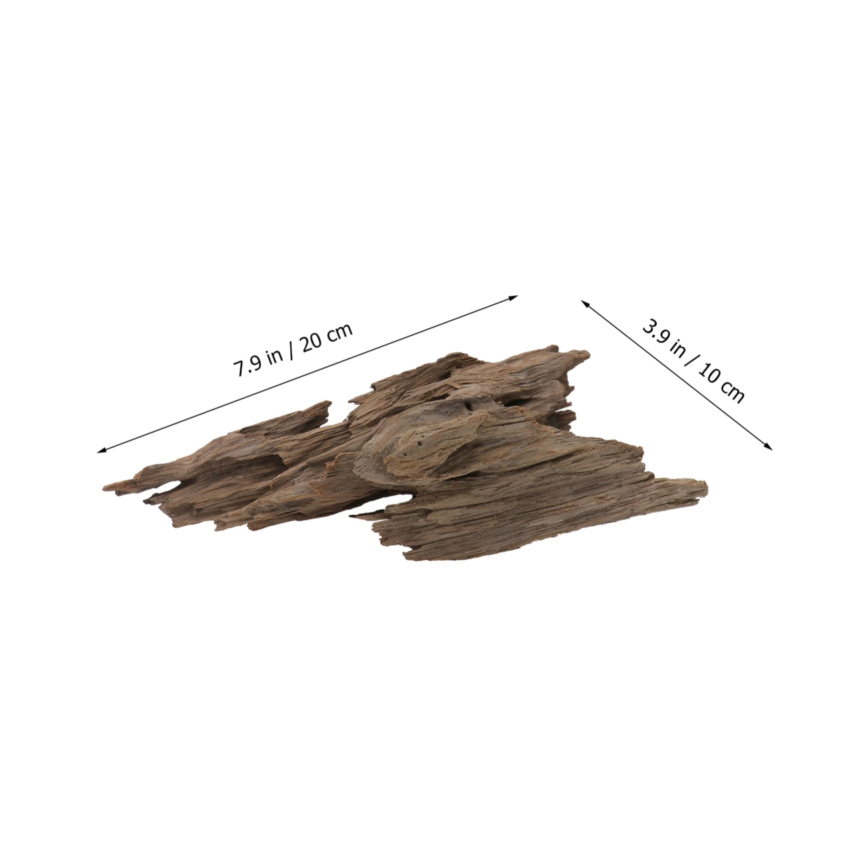 TOYANDONA Bolsa de Troncos Huecos de Madera Natural para Adorno de Acuarios, Refugio para Peces y Camarones, sin Decoloración, Forma Aleatoria, 500g