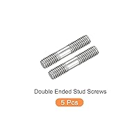 Vista 5 de METALLIXITY Pernos de doble extremo (rosca M4, longitud 20 mm) 5 piezas, pernos de varilla roscada de doble rosca de acero inoxidable 304
