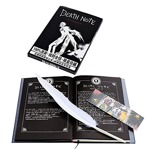Anime réplica Death Note Scrapbook, cuaderno, negro