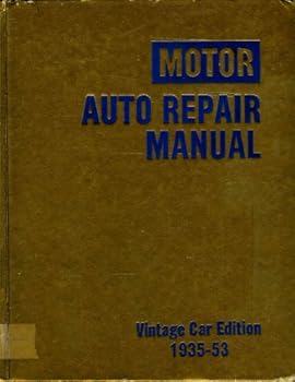 Hardcover Motor Auto Repair Manual Vintage Edition 1935-53 Book