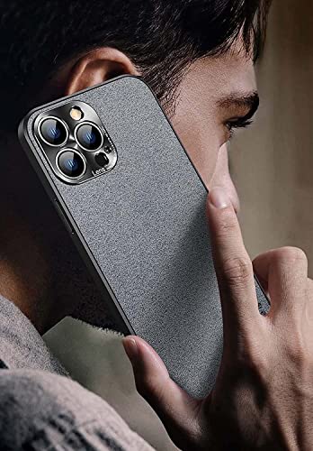 Coque iPhone 13 Pro fausse fourrure vert antichoc protection camera