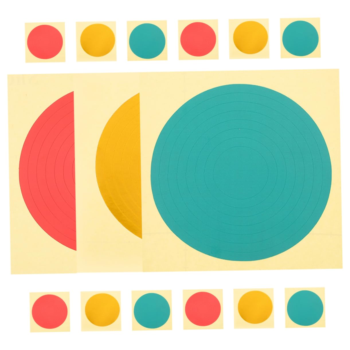 ERINGOGO Pressure Gauge Identification Stickers 15 Pack Reflective Gauge Marker Pvc Stickers Warning Industrial Use