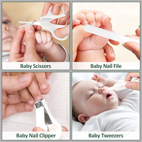 image for POPYJAN Baby Healthcare and Grooming Kit for Newborn Kids, 24PCS Upgra