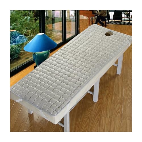 HDSDVNON Almohadilla Gruesa For Mesa De Masajes De SPA con Orificio For La Cara: Cubrecolchón con Banda Elástica Antideslizante For Cama O Mesa, Diseño De Cabezal(B,S70x190cm)