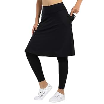 スカート CLANE COMFORTABLE LEGGINGS TIGHT SKIRT Amazon.com: Women Knee Length Skirts with Full-Length