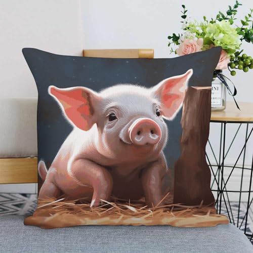 Fundas de almohada para dormitorio Smiling de 45.7 x 45.7 cm con cremallera 8