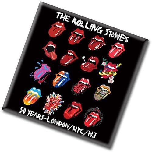 Rolling Stones Fridge Magnet, Tongue Evolution