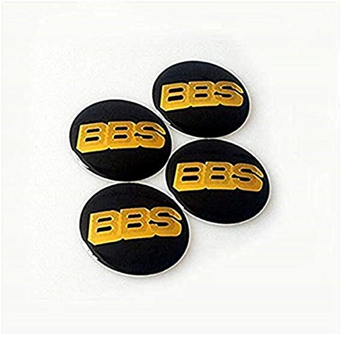 yongyong218Â BBS Black/Gold Wheel Center Caps Emblems 4Â Piece Set 70Â mm BBs Car Cap Logo Badge Sticker Auto Wheel Center Cap Cap Emblems
