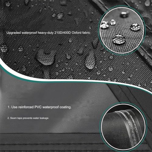 Housse de Mobilier de Patio Imperméable et Robuste Extérieur