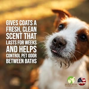 Bath  brush therapies® pumpkin spice pet cologne 4 5 oz for dogs | long lasting odor eliminator | paraben free | biodegradable and non toxic | made in usa   cucciolini doodles