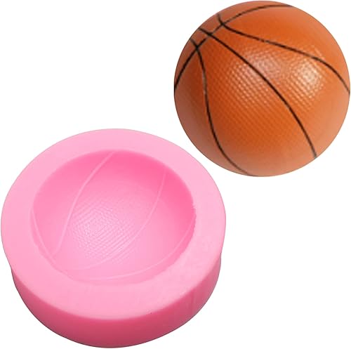 Miniatura 6 de Molde de silicona para fútbol, 4 unidades, para béisbol, baloncesto, tenis, chocolate, fondant, para decoración de pasteles, azúcar de caramelo,
