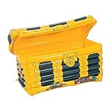 Fun Express Inflatable Treasure Chest Cooler - Fill with Ice and Booty - Pirate, Mermaid and Under Sea Party Decor