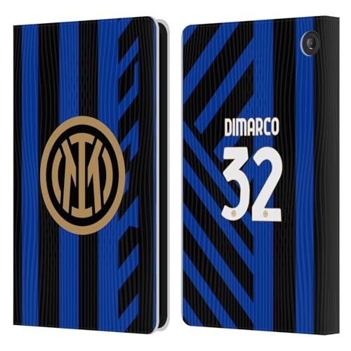Étui Portefeuille Amazon Fire 7 2022 Inter Milan Federico Dimarco Coque Cuir
