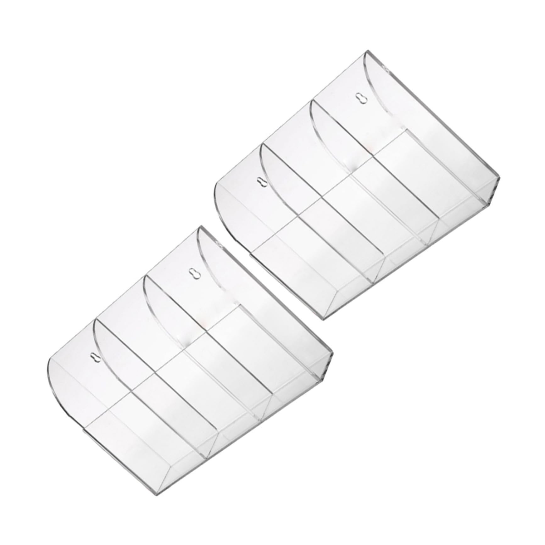 VALICLUD Soporte De Control Remoto De Pared Acrílico Transparente Estante De Almacenamiento Para Mandos Distancia Organizador De Control Remoto De Tv Para Uso Casa o Oficina