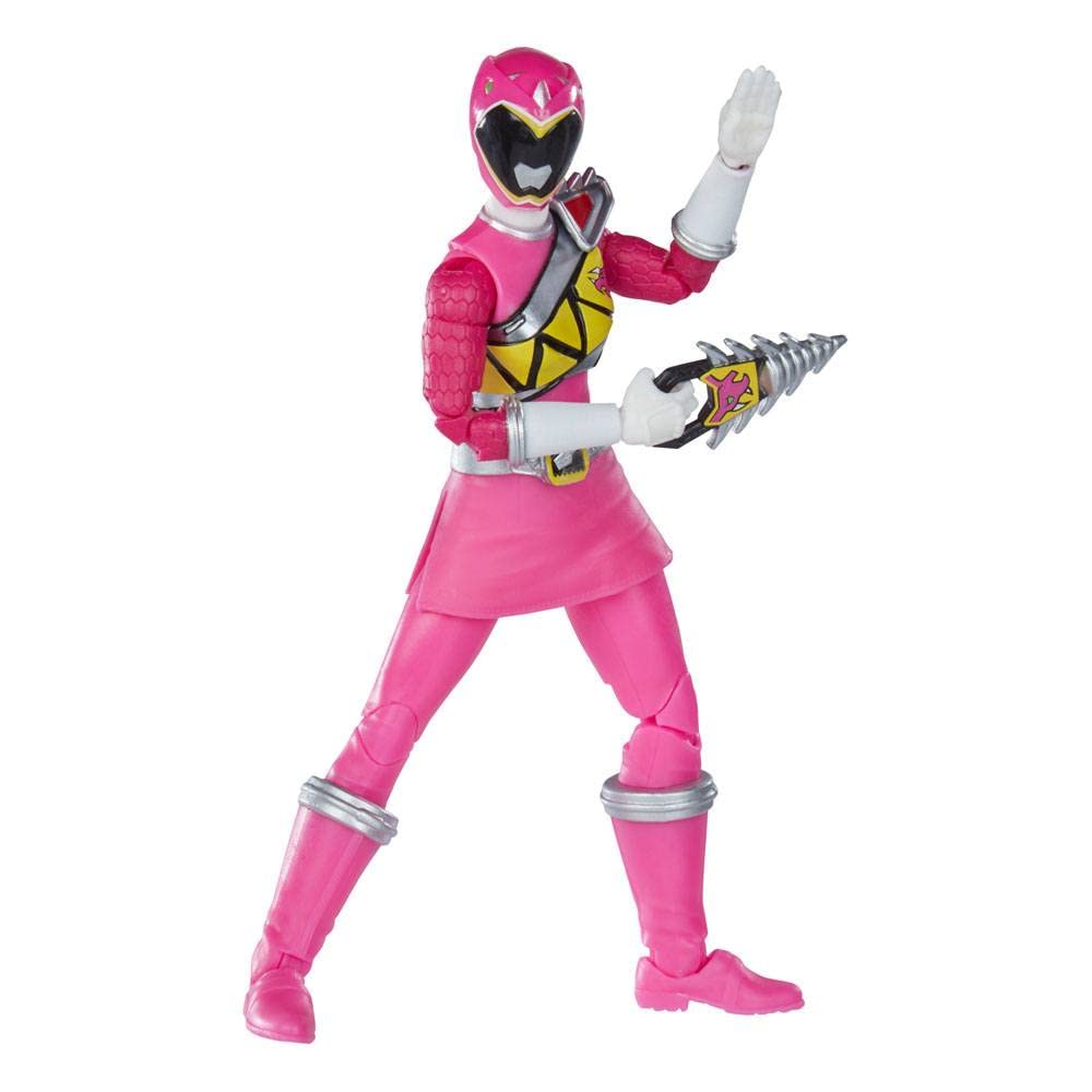 Power Rangers Lightning Collection Dino Charge Pink Ranger 15-cm Premium Collectible Action Figure Toy, Power Pop Art Packaging Variant
