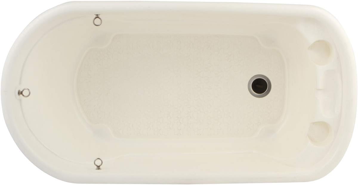 Dog Grooming Plastic Free Standing Bathtub for Small & Medium Sized Pets, for Indoor & Outdoor