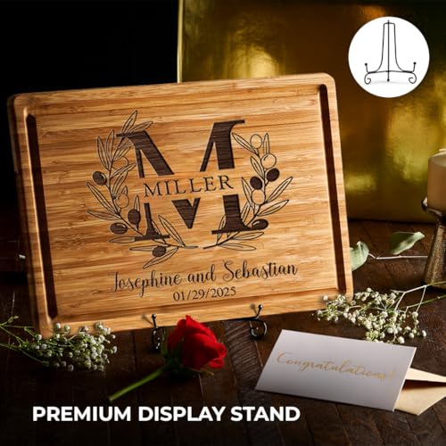 Tabla De Cortar Personalizada De Bambú Rectangular miniatura 5