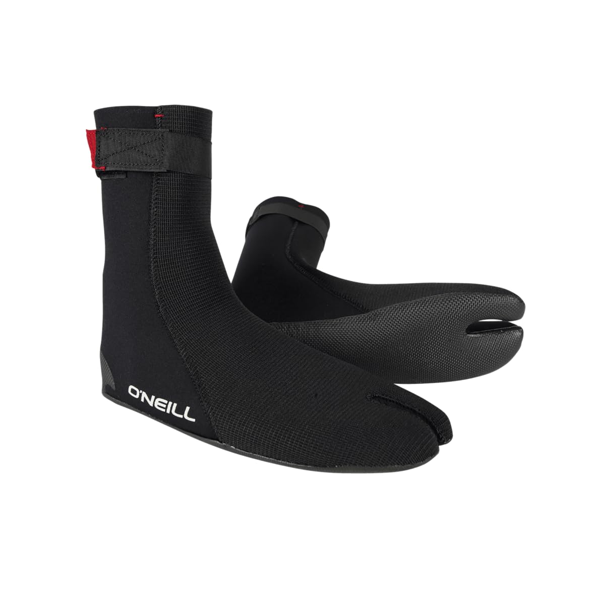 O'NEILL Heat Ninja 5/4mm Split Toe Wetsuit Boots - Black - Unisex - Split Toe Design - Minimal Design - ONeill Footwear Size - 8