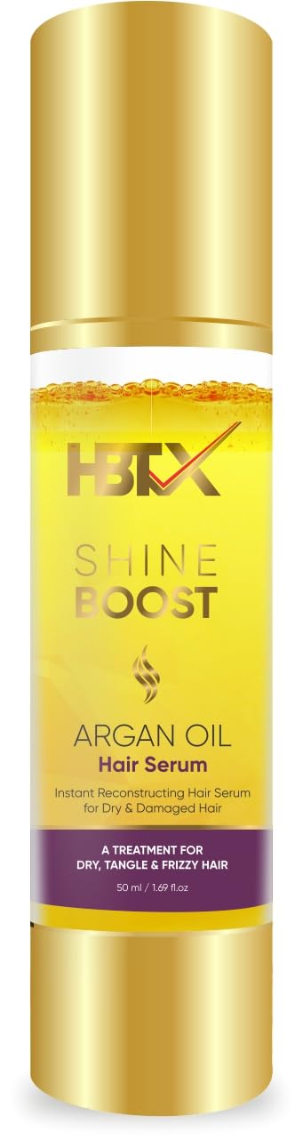 HBTX® Argan Oil For hair Fall Control,Serum for Dry & frizzy Hair for Men and Women 50ml-image-35