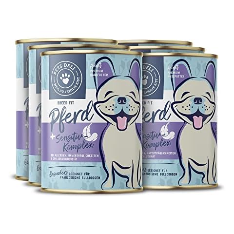 Pets Deli Nassfutter Breed Fit Sensitiv Pferd mit Süßkartoffel und Nachtkerzenöl Cover