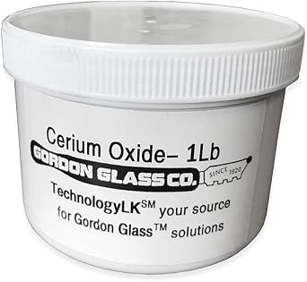 Gordon Glass Cerium Oxide High Grade Polishing Powder - 1 Lb | High Grade Polishing Powder