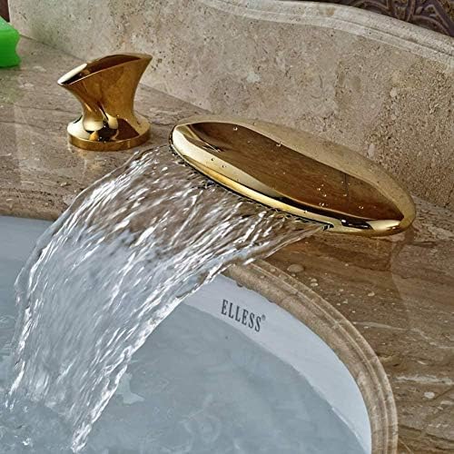 Robinet évier salle de bain double commande cascade eau chaude et froide - 2