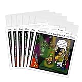 3dRose Greeting Cards - Seedy Bar Across Town - 6 Pack - Funny Society Cartoons