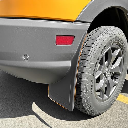 HUYINPJ Mud Flaps Compatible with 2021-2024 Ford Bronco Sport Splash Guards Mud Guards Flares for Bronco Sport Accessories