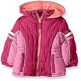 Pink Platinum Girls' Colorblock Active Puffer