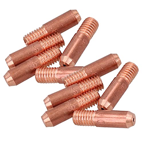 0.8mm Mini Contact Tips 10pk for Hobby MIG Torch M5 Thread
