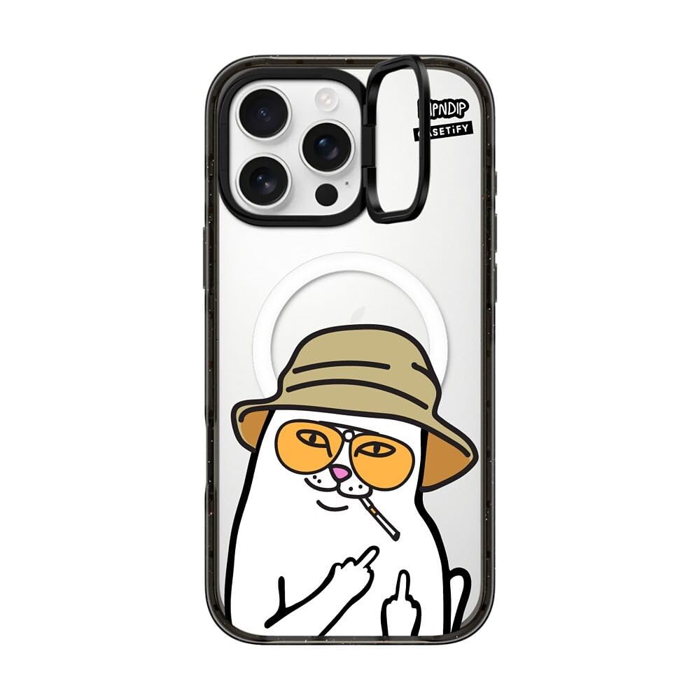 Anneau support iPhone 16 Pro Max CASETiFY coque antichoc RipNDip